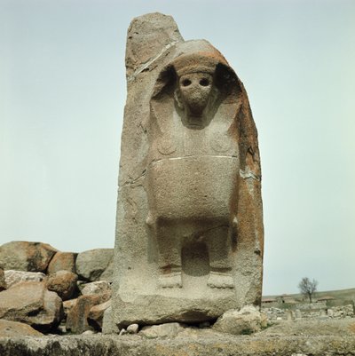 Puerta con esfinge tallada de Hittite